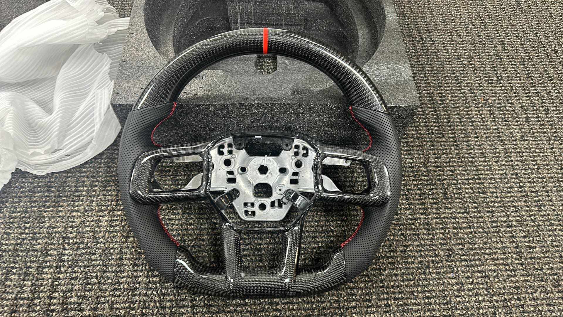 2024+ Ford Mustang S650 - Custom Carbon Fiber Steering Wheel with options